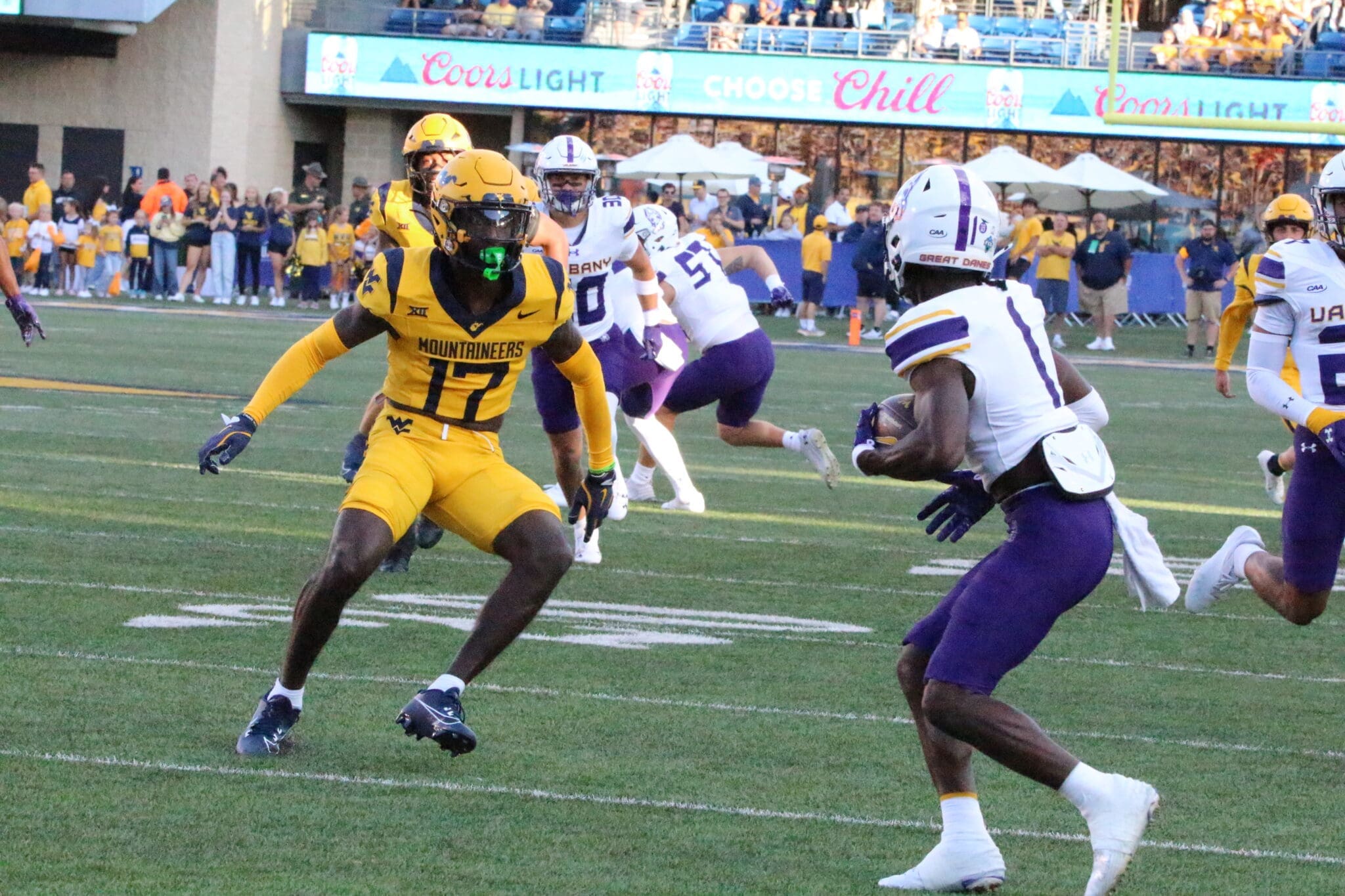 WVU Football Spear Zae Jennings