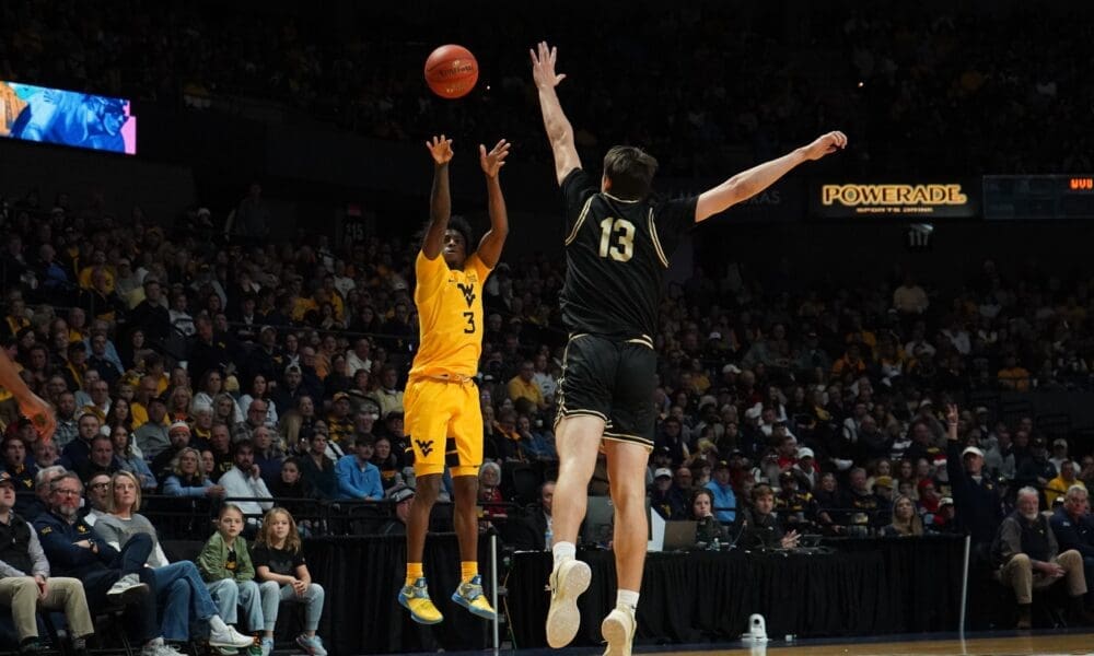 WVU Basketball Honor Huff Wake Forest