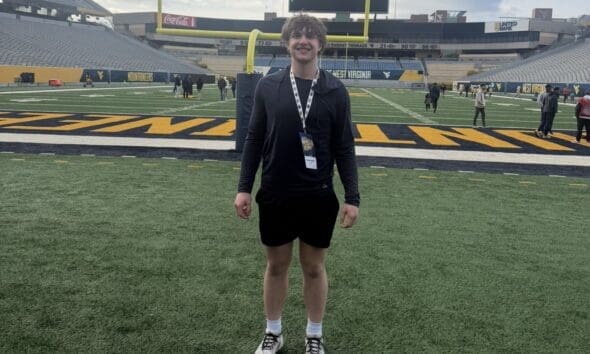 WVU Football LB Mason Cerovac