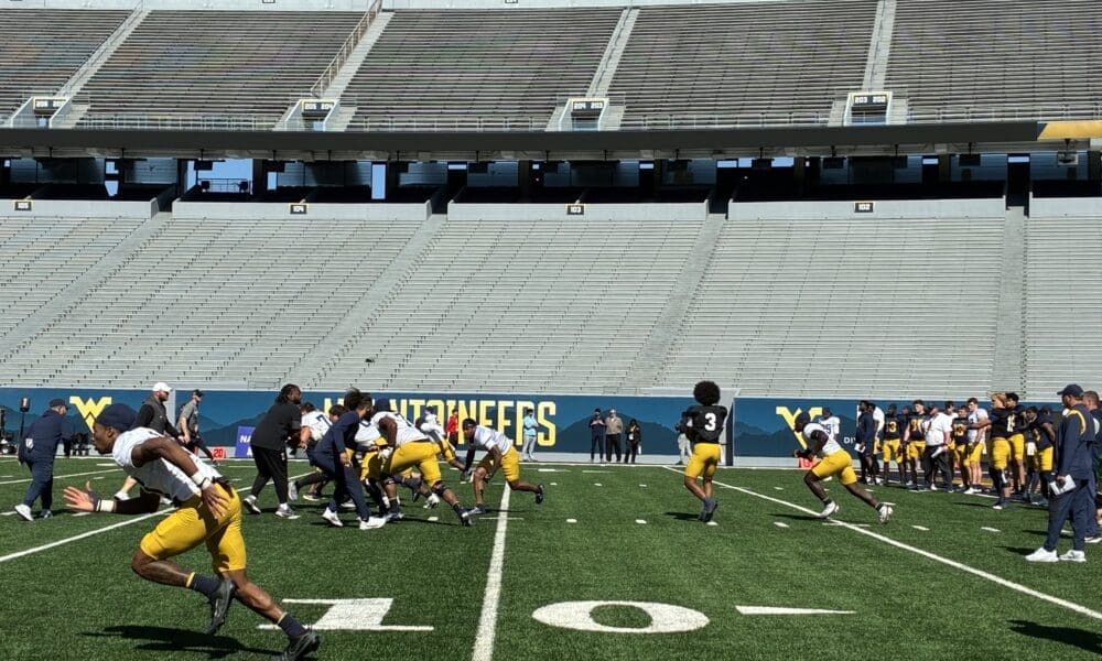 WVU Football spring practice