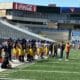 WVU Football Spring Practice sideline