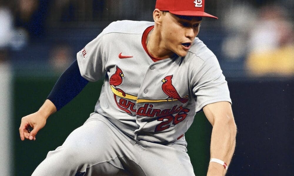 JJ Wetherholt with Cardinals