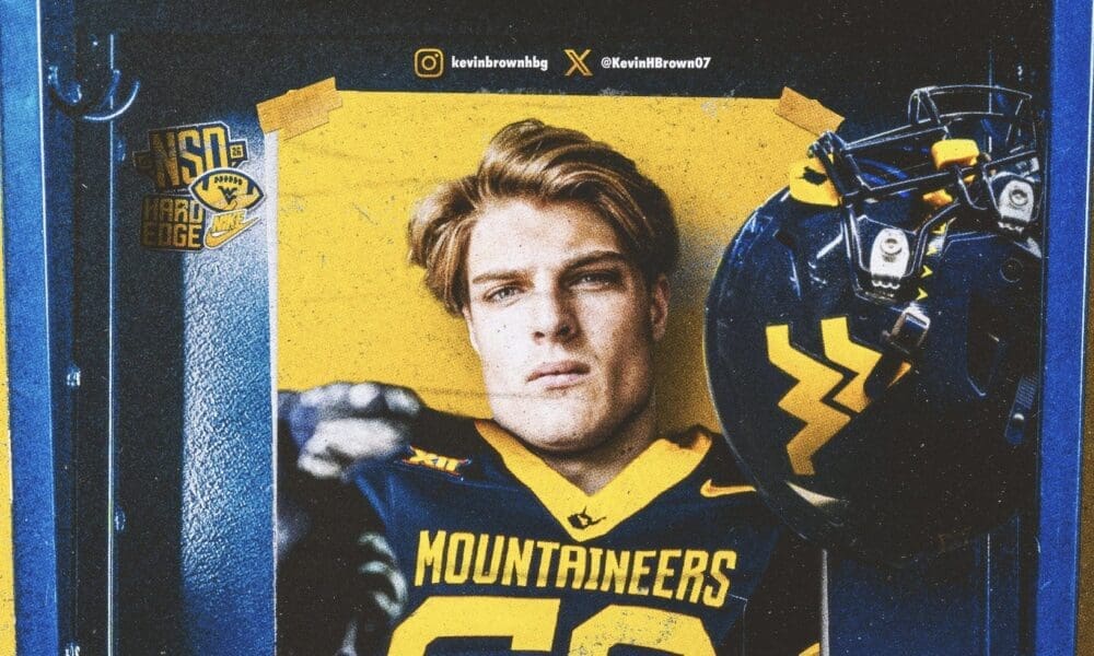WVU Football OL Kevin Brown graphic