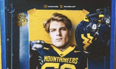 WVU Football OL Kevin Brown graphic