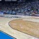 NCAA Tournament court in Pittsburgh