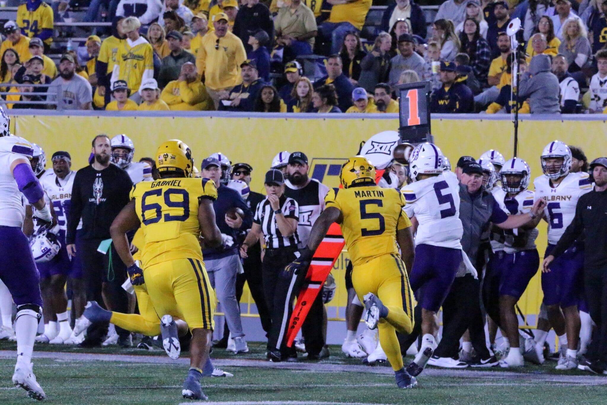 WVU Football Sean Martin and Nate Gabriel