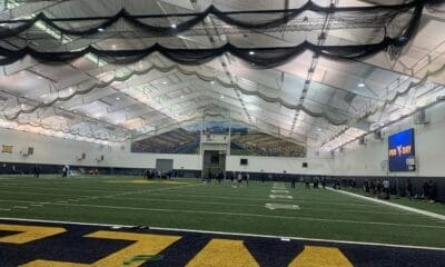 WVU Football Indoor Facility stock