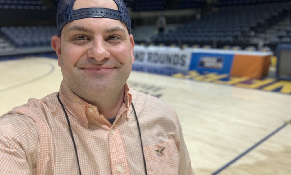 Mike Asti at WVU hosting NCAA Tournament