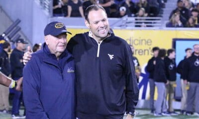 WVU AD Wren Baker and Don Nehlen