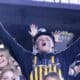 WVU Football fans at Coal Rush game