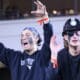 WVU Football fans at Coal Rush game
