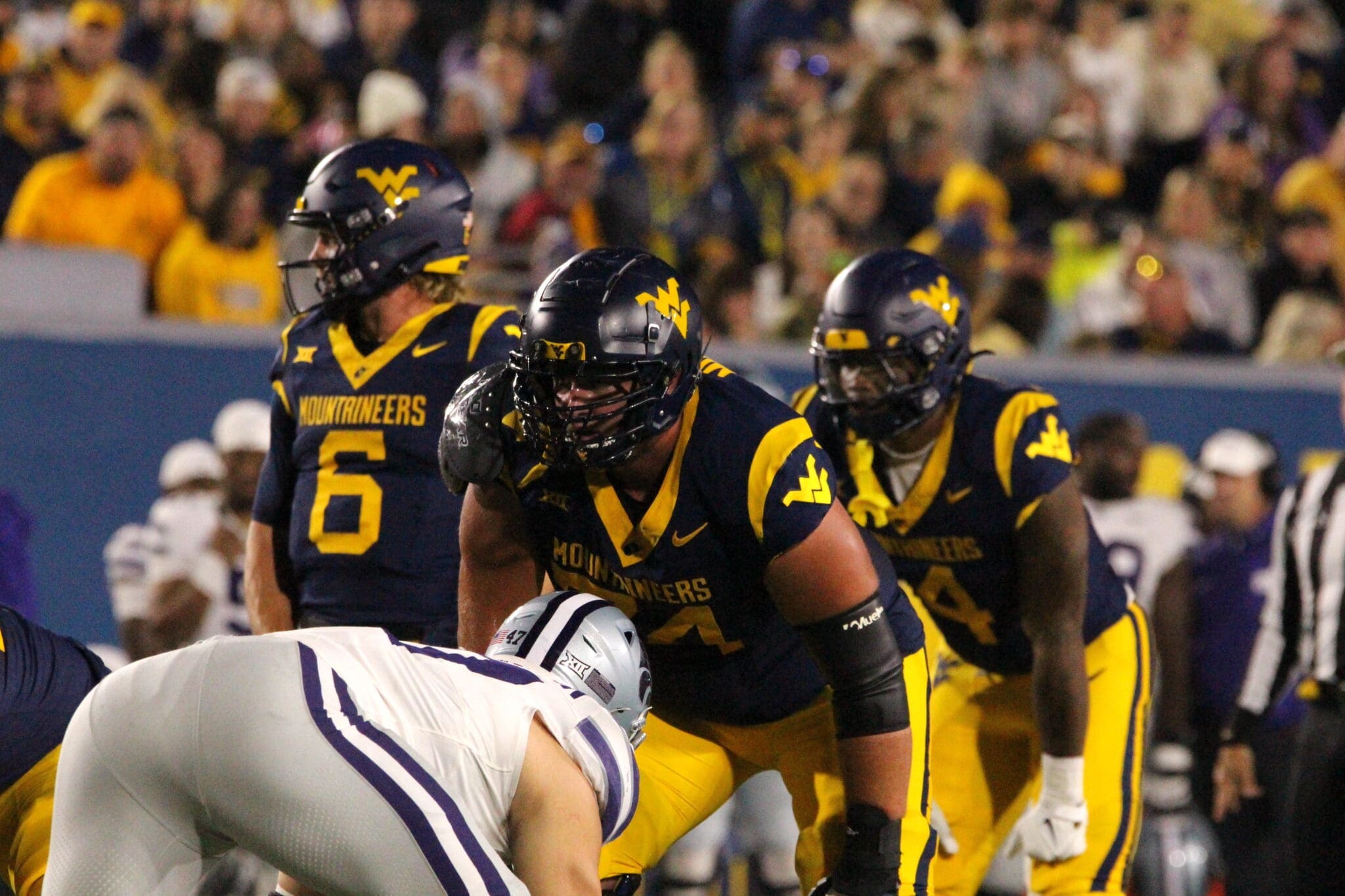 WVU Football Garrett Greene and CJ Donaldson against Kansas State