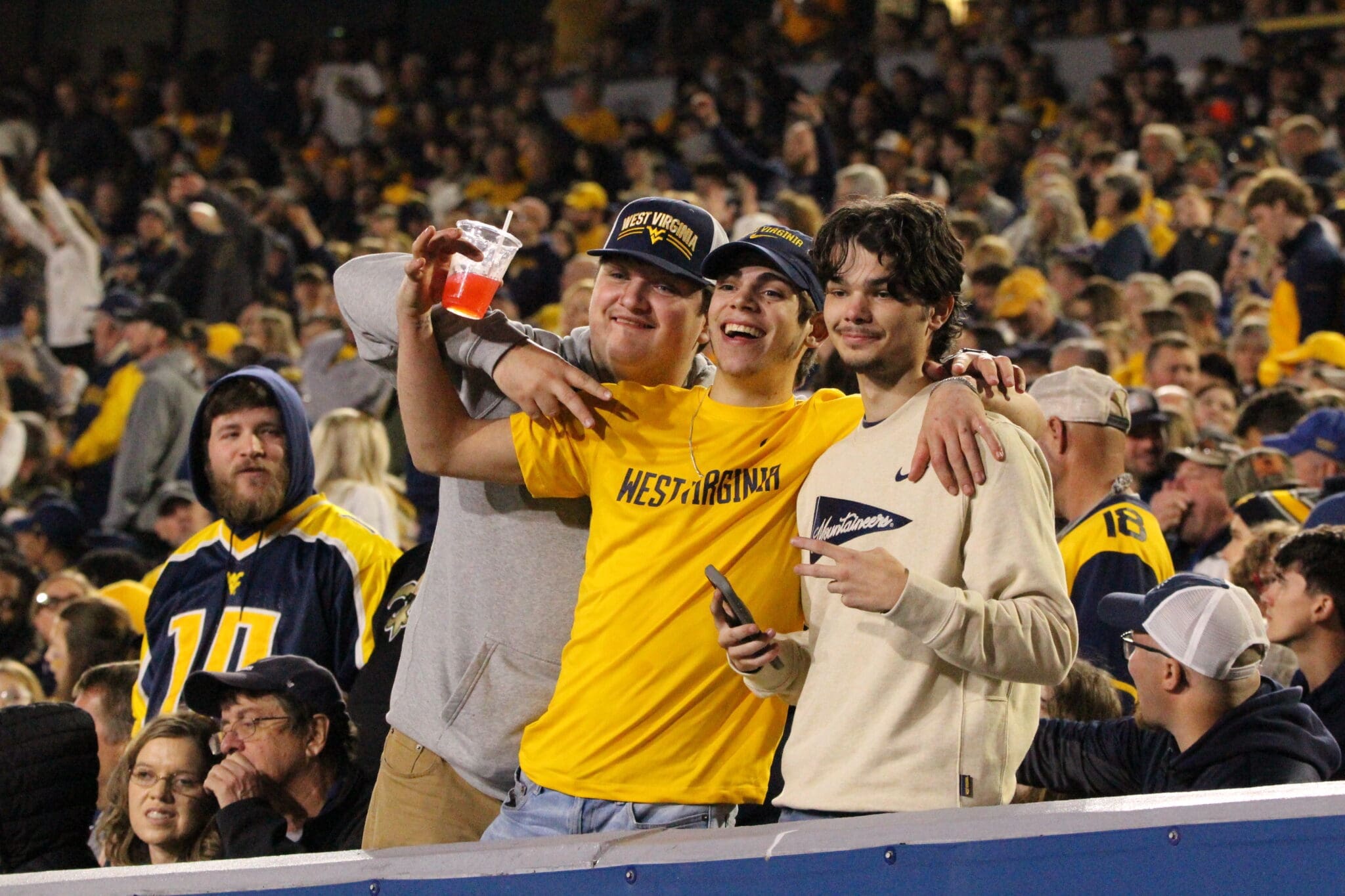 WVU Fans happy