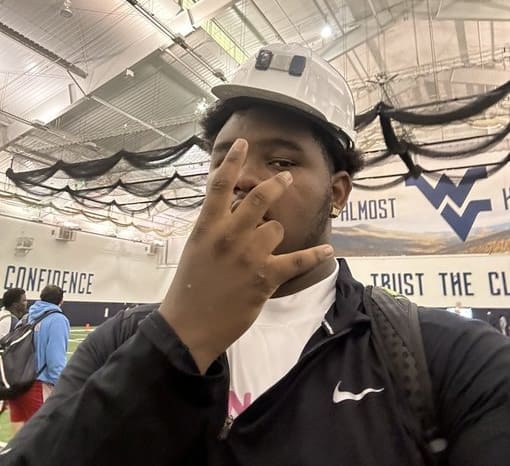 WVU Football OL recruit Gavin Crawford