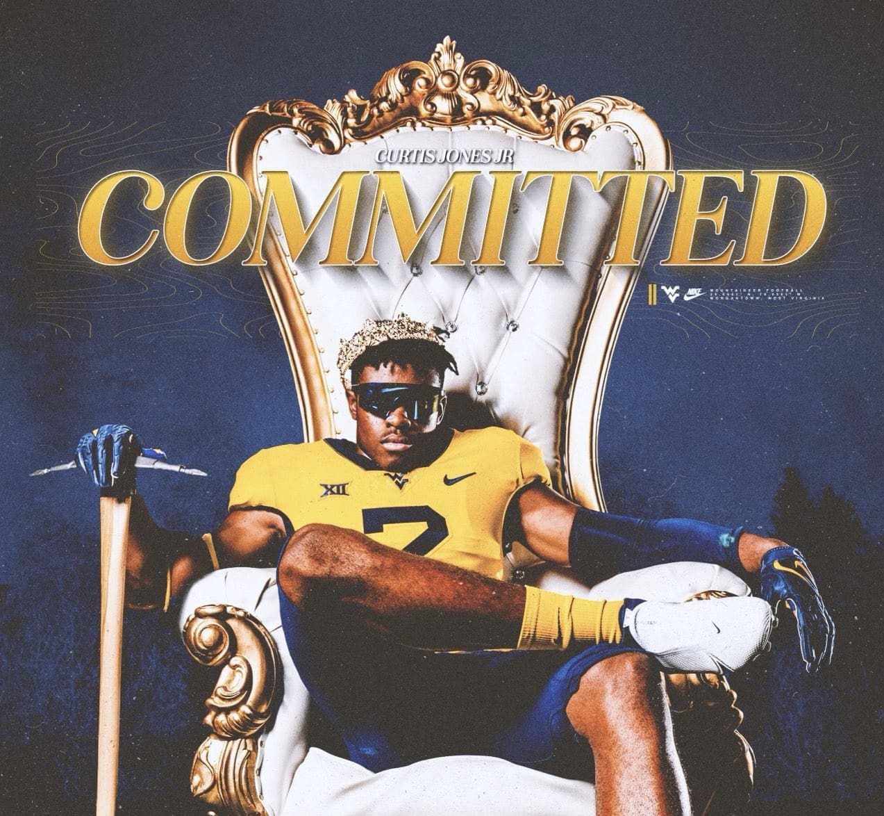 WVU Football LB commit Curtis Jones