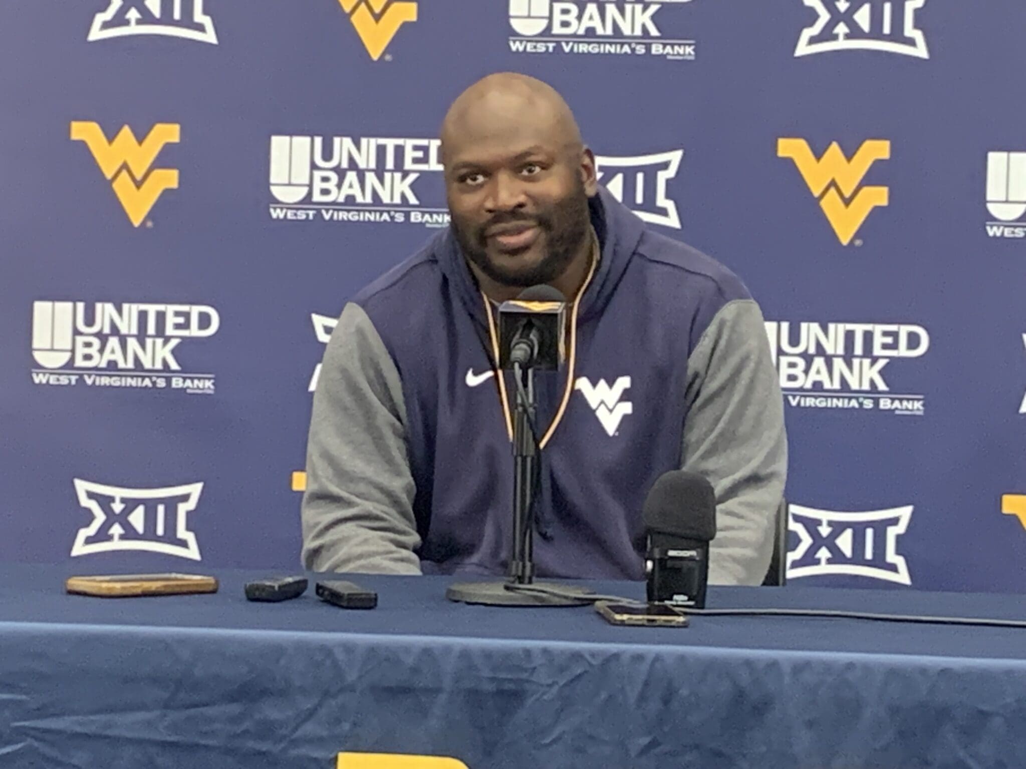 WVU Football DL Coach Andrew Jackson