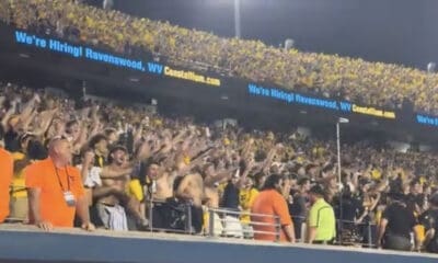 WVU fans singing