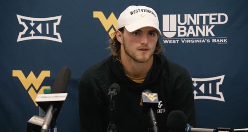 WVU Football QB Garett Greene