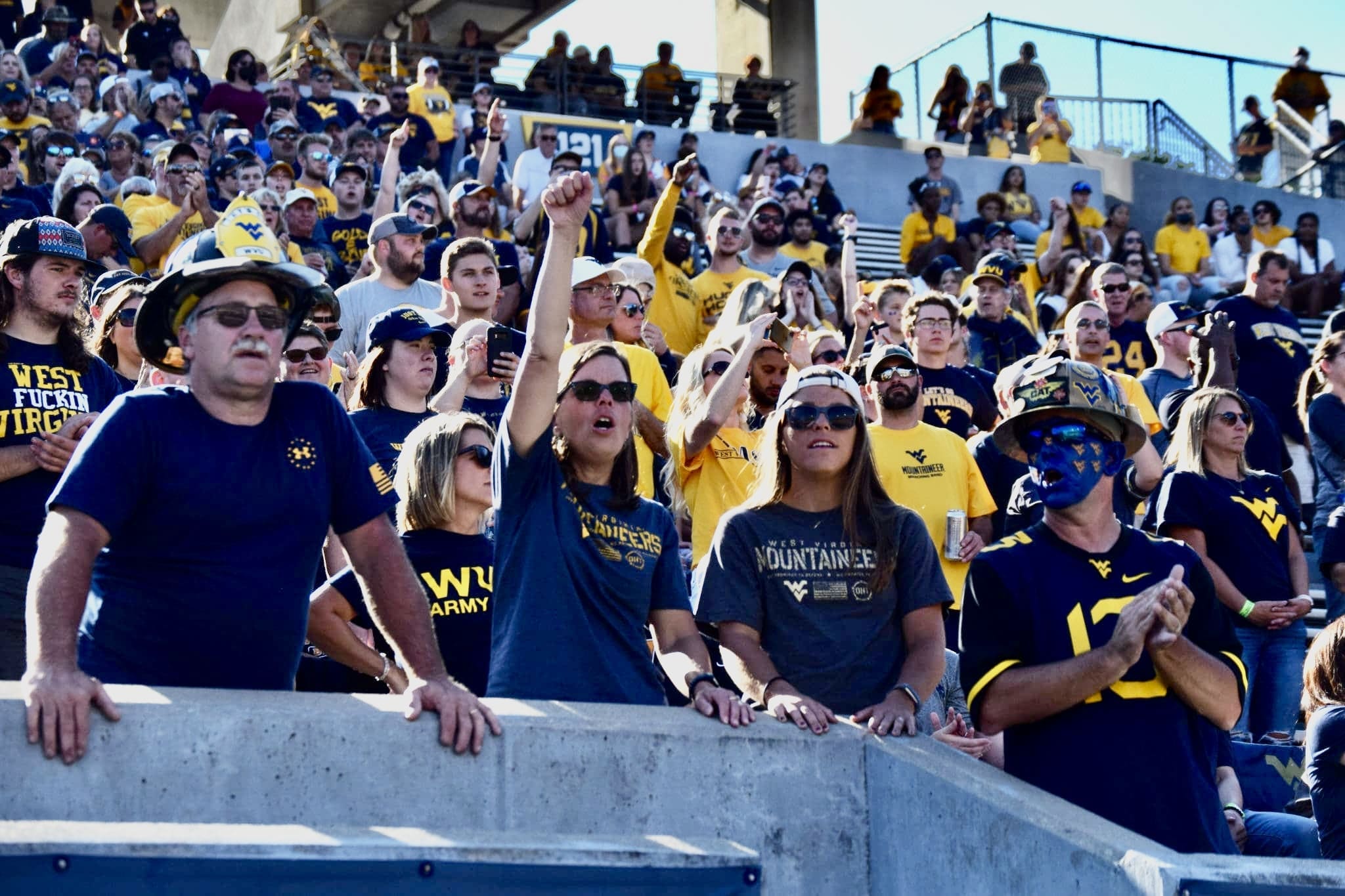 WVU football fans