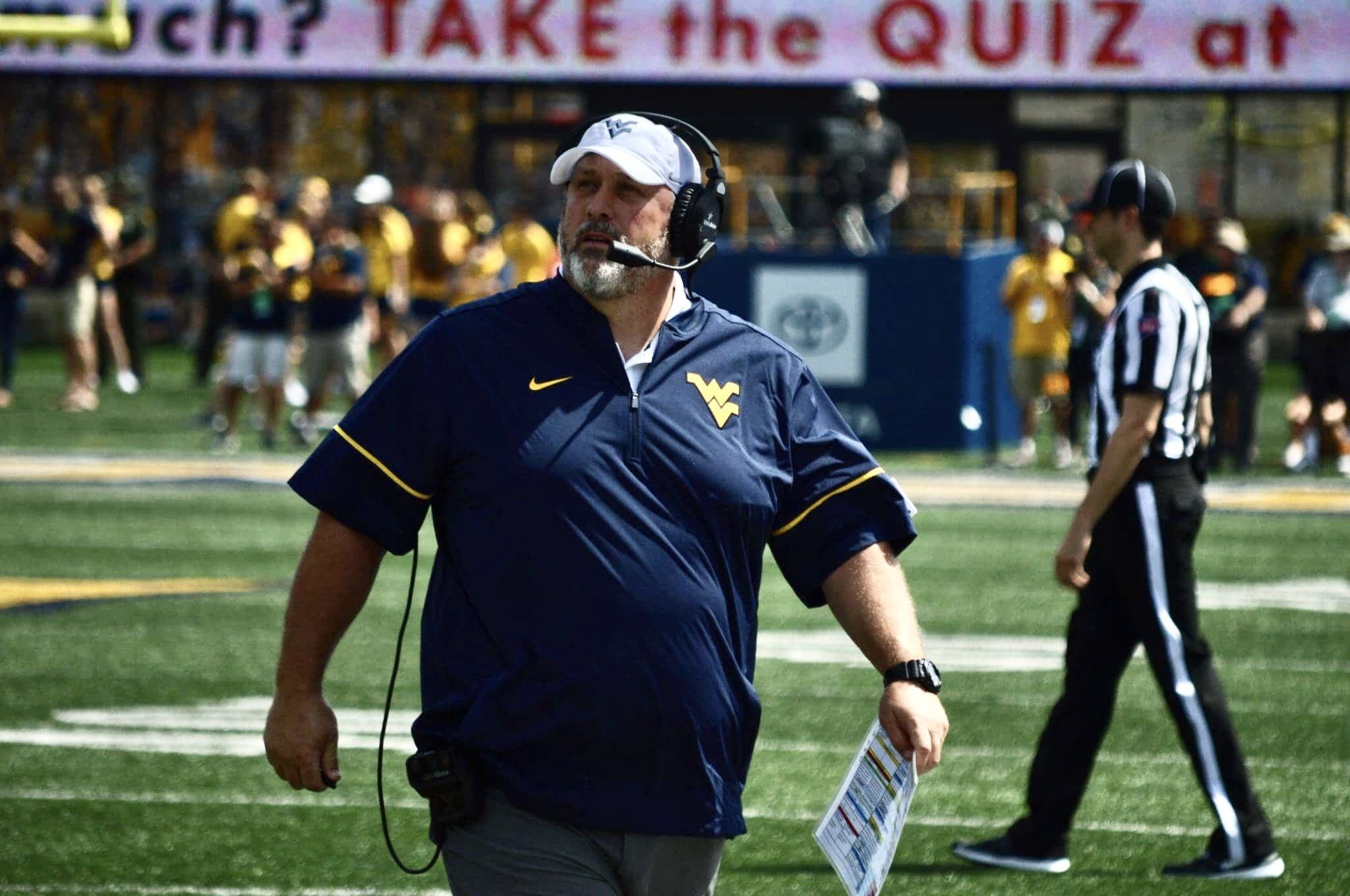 WVU OL coach Matt Moore