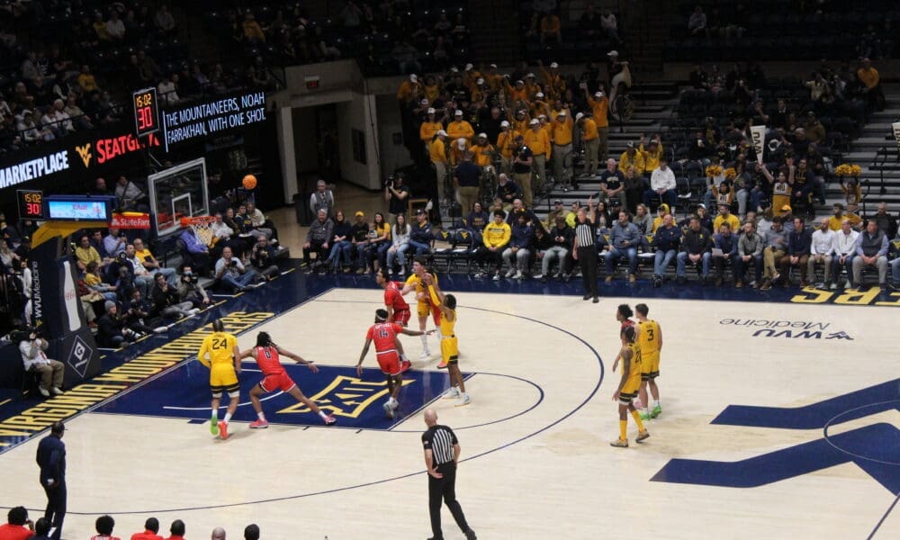 WVU Basketball against Radford