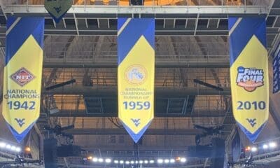 WVU Basketball Banners at Coliseum