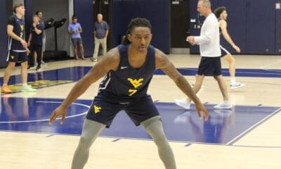 WVU Basketball Javon Small at practice