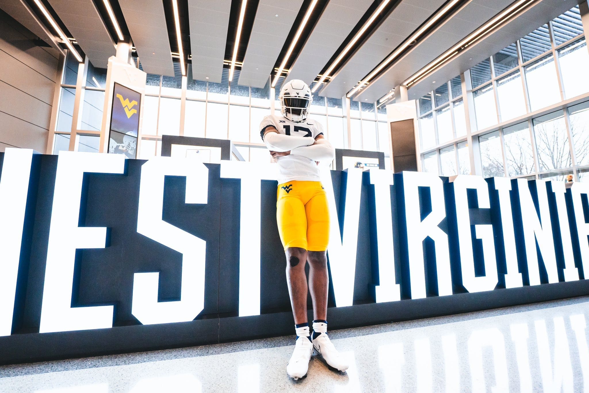 WVU Football transfer recruit Tahj Ra-El with ODU