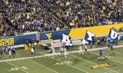 BYU Enters With WV State Flag Credit: Kaila Adams