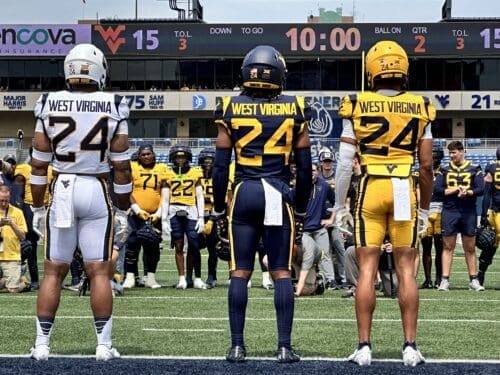 WVU Football new uniforms
