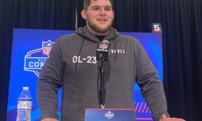 Zach Frazier at NFL Combine