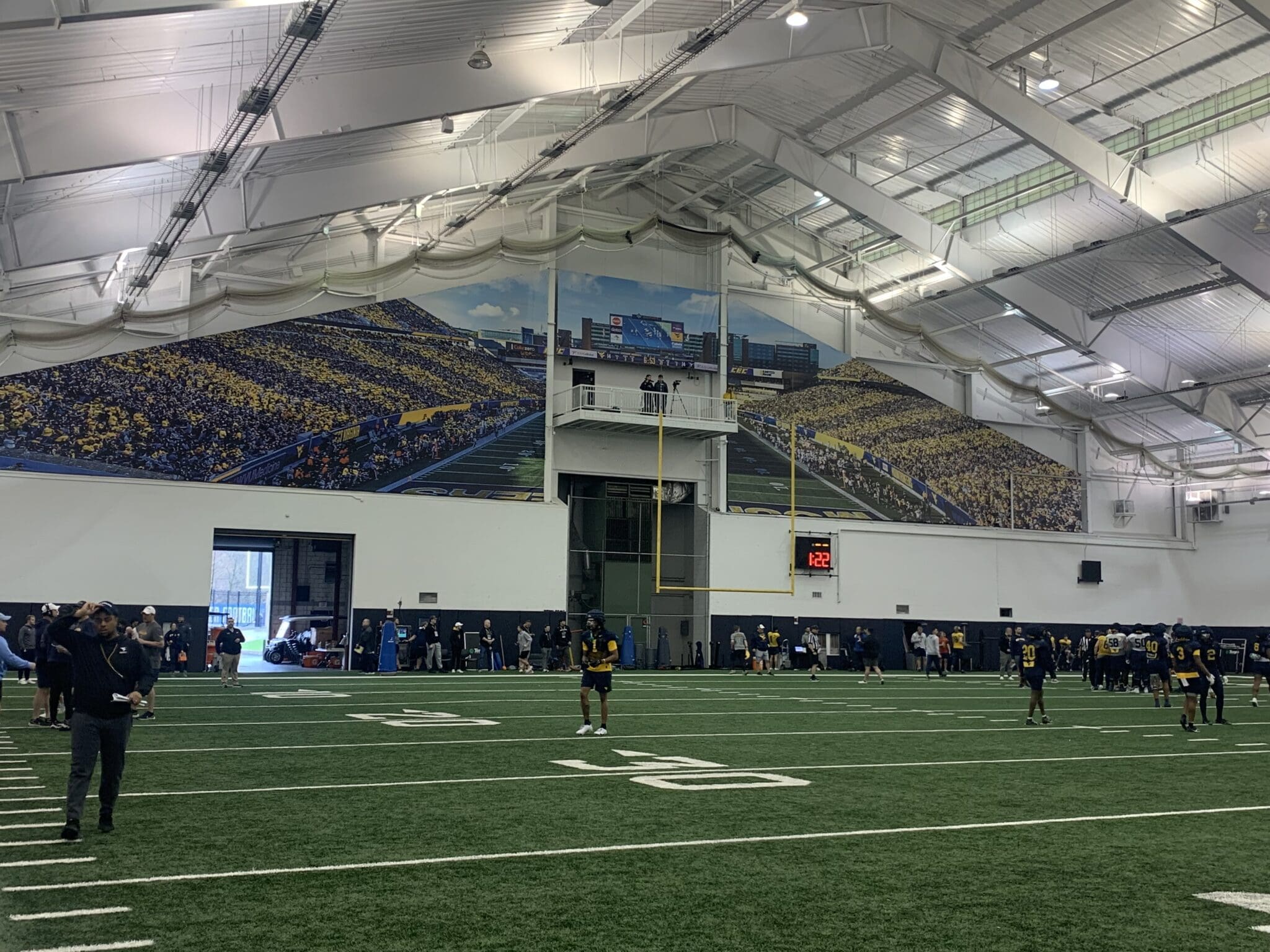 WVU Football indoor facility stock