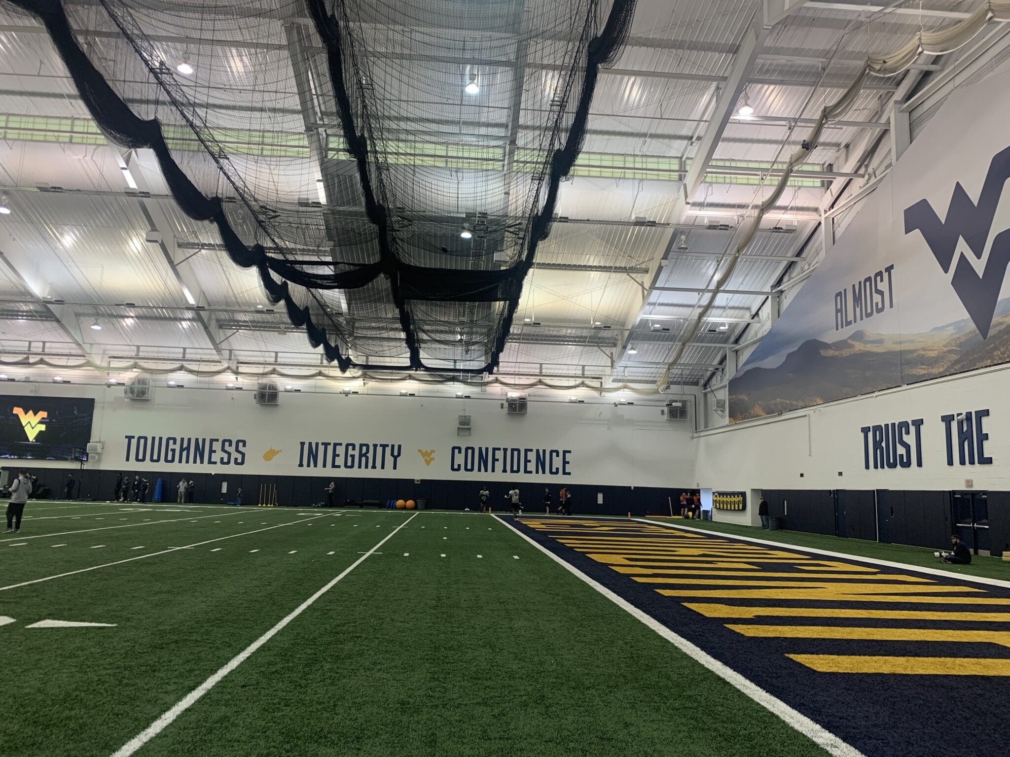 WVU Football indoor facility stock