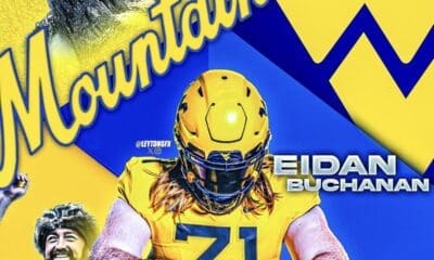 WVU Football OL Eidan Buchanan