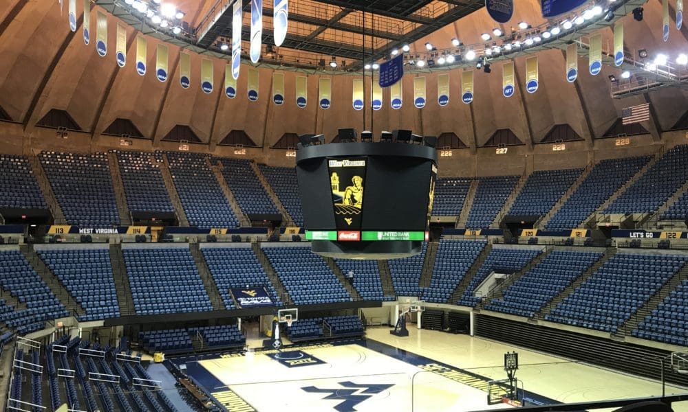 WVU Coliseum empty