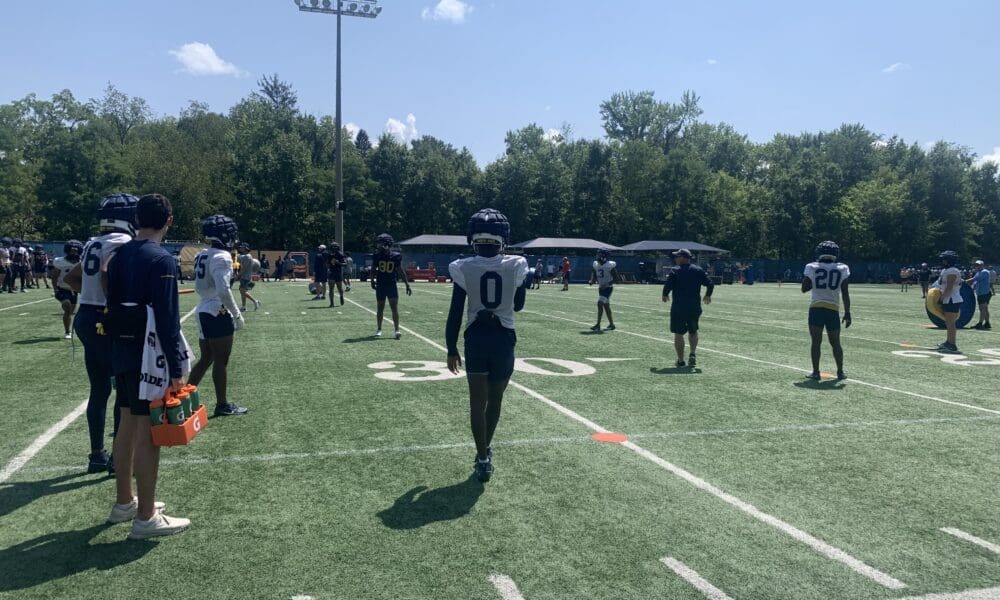 WVU Football players with Ayden Garnes