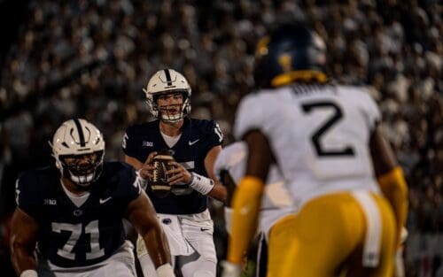 Penn State QB Drew Allar against WVU