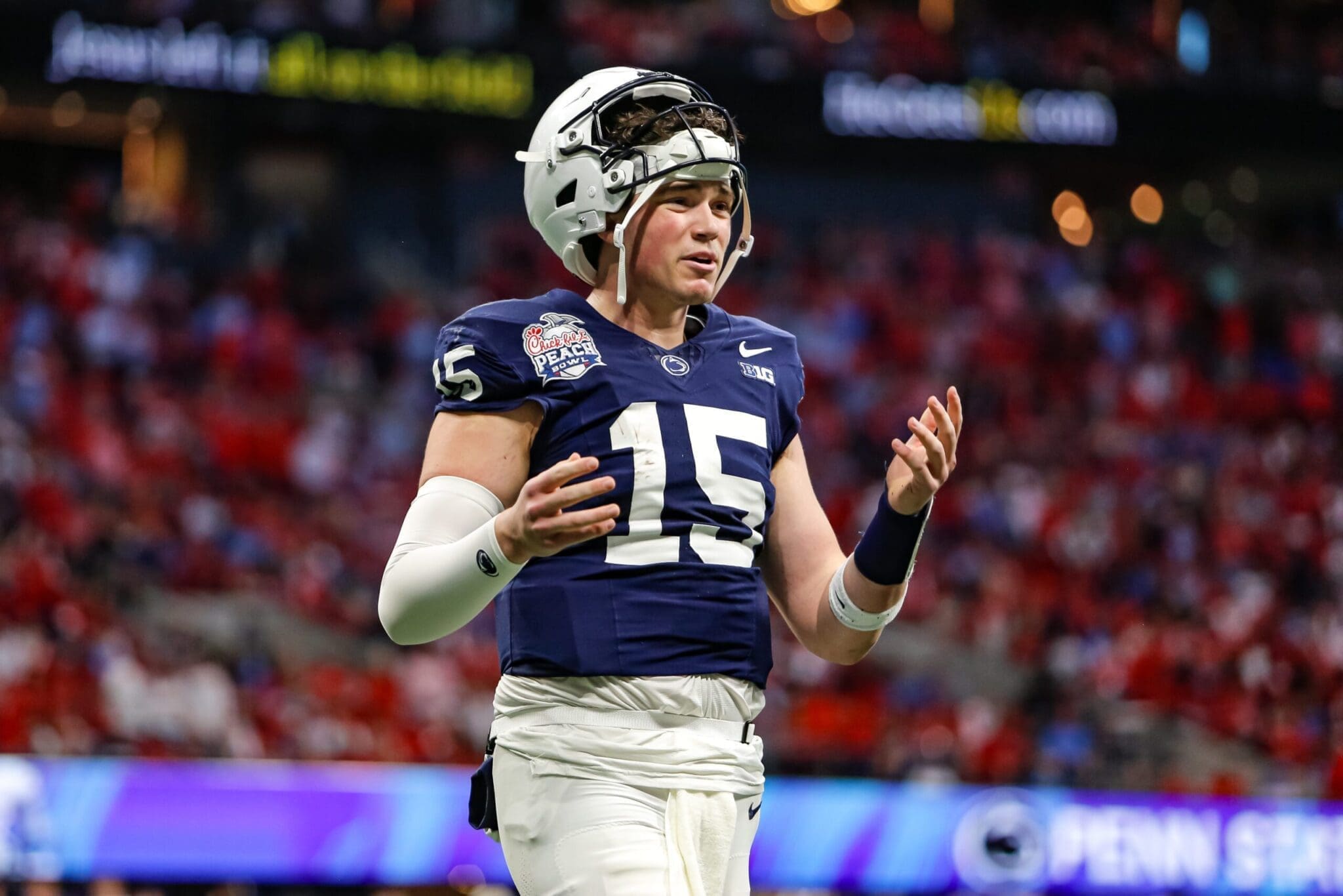 Penn State QB Drew Allar during Peach Bowl