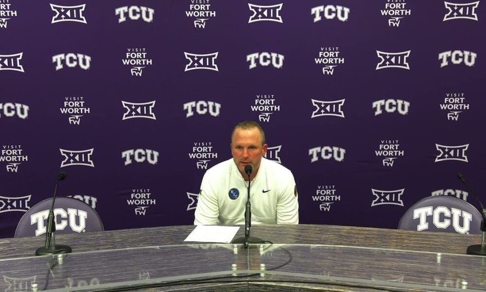 WVU Basketball HC Darian DeVries at TCU