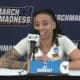 WVU Women's Basketball JJ Quinerly at NCAA Tournament