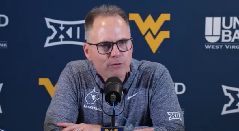 WVU Womenโs Basketball head coach Mark Kellogg