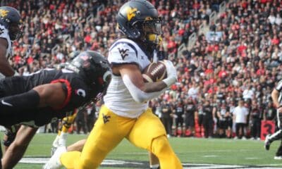WVU Football RB Jahiem White at Cincinnati