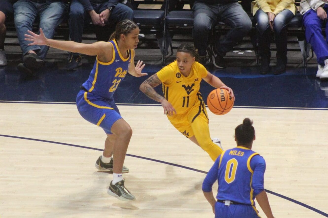 WVU Women's Basketball star JJ Quinerly Backyard Brawl