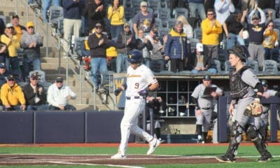 WVU Baseball Grant Hussey home run