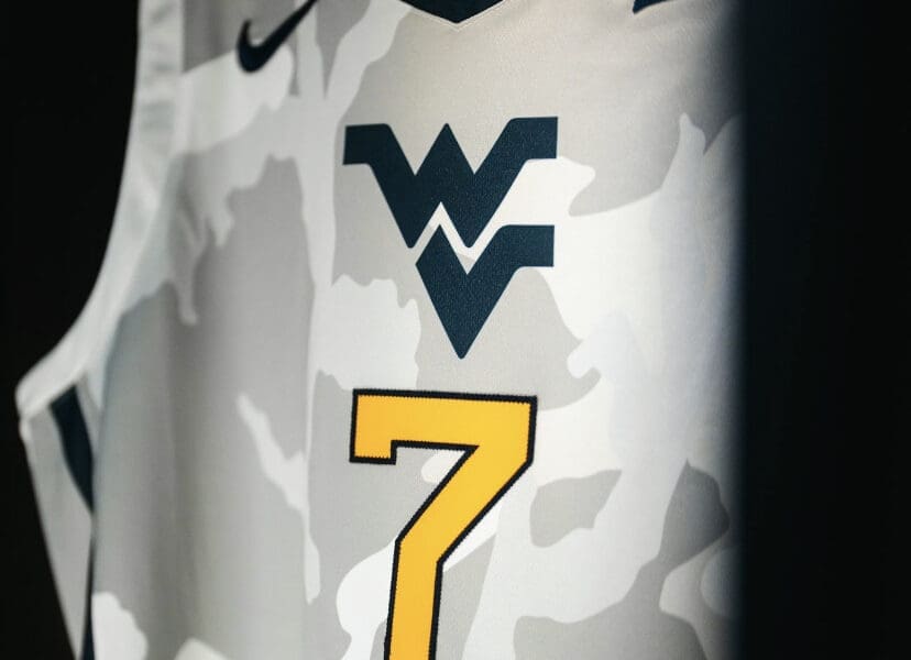 WVU Basketball Veteran’s Day uniforms
