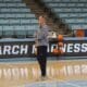 WVU Women's Basketball HC Mark Kellogg at NCAA Tournament