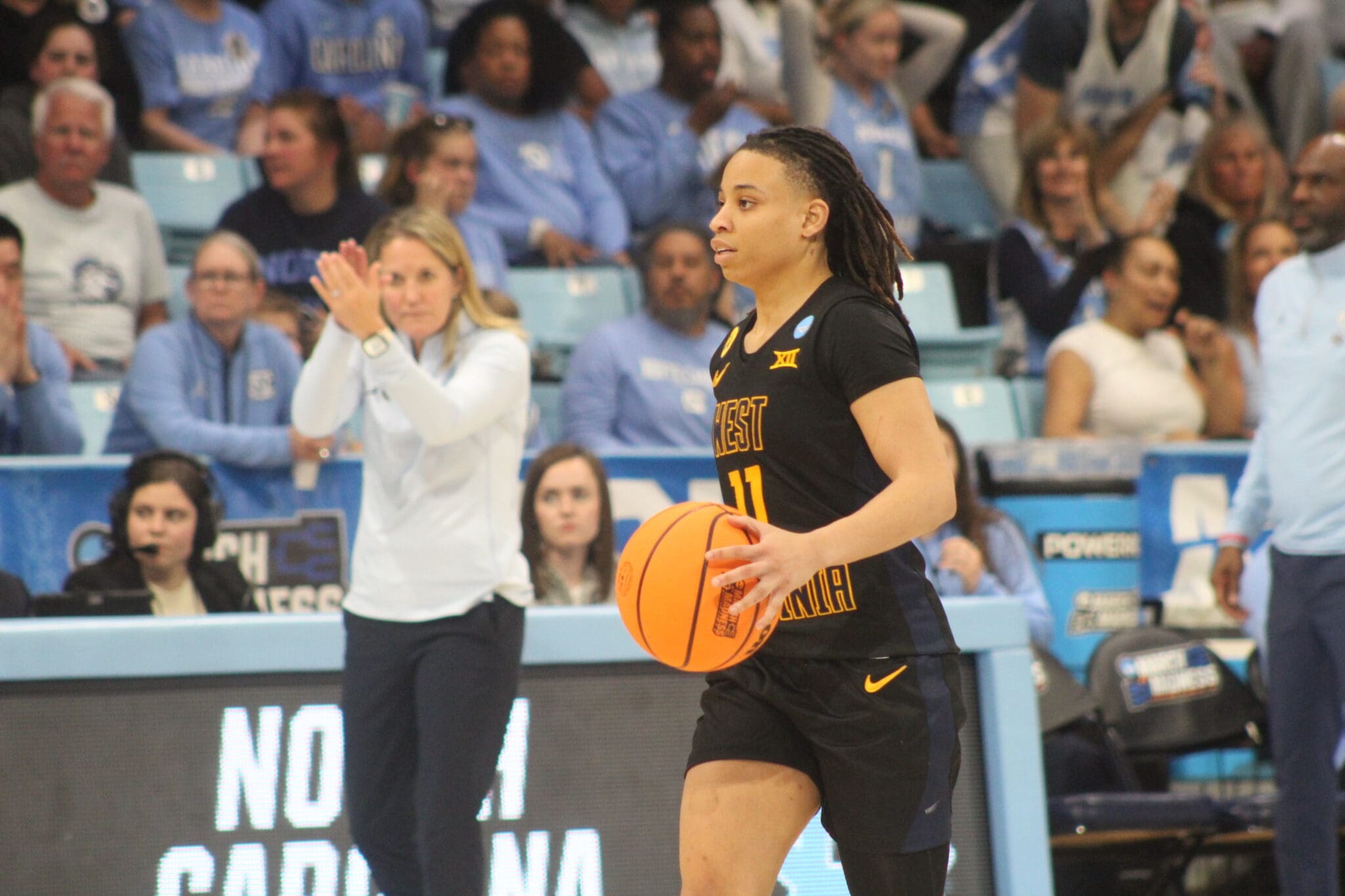 WVU women’s basketball JJ Quinerly at NCAA Tournament