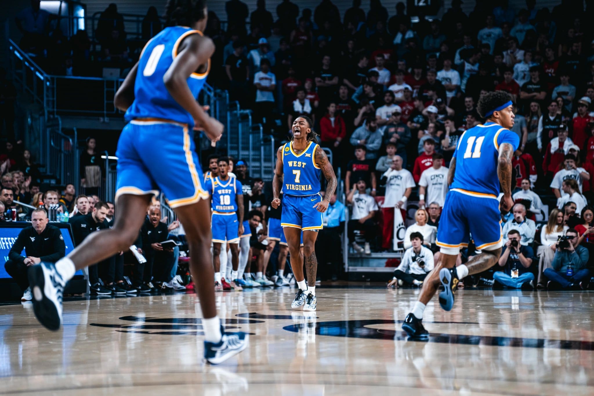 Javon Small and WVU Basketball at Cincinnati