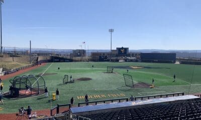 WVU Baseball batting practice at Kendrick Family Ballpark