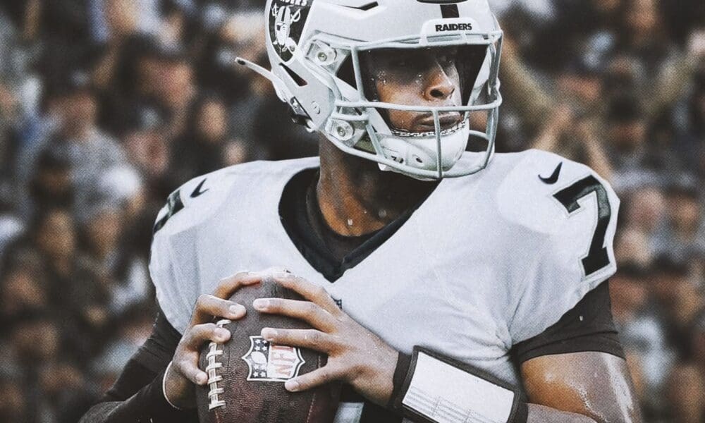 Geno Smith with Raiders